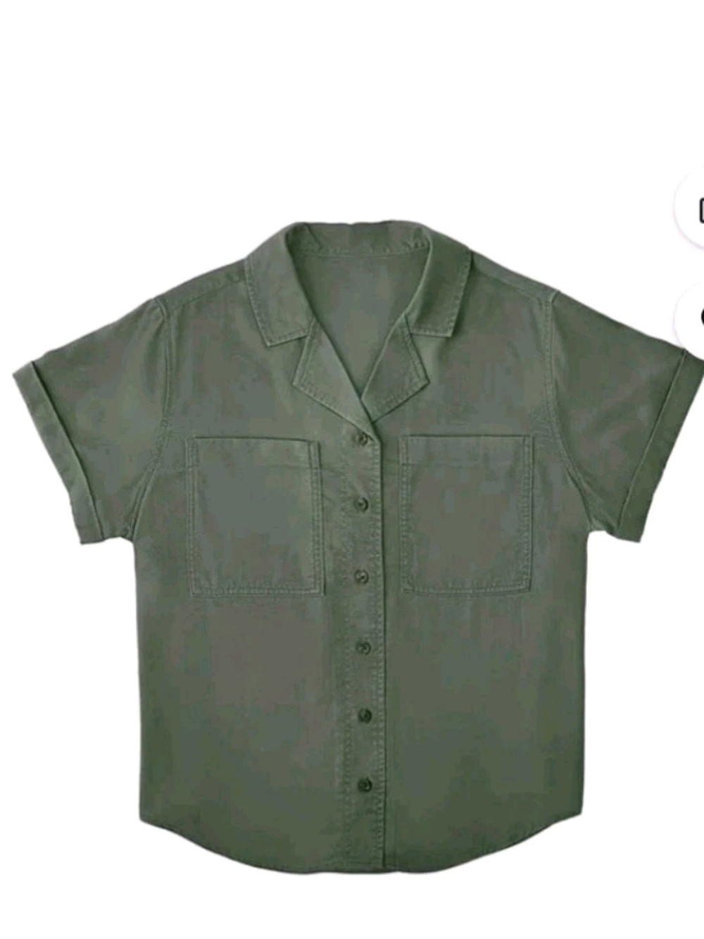 Member's Mark Women's Tencel Camp Shirt L SIZE- Ao3-2H - Picture 5 of 6